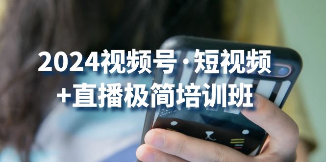 2024视频号短视频+直播极简培训班：抓住视频号风口，流量红利-创客军团