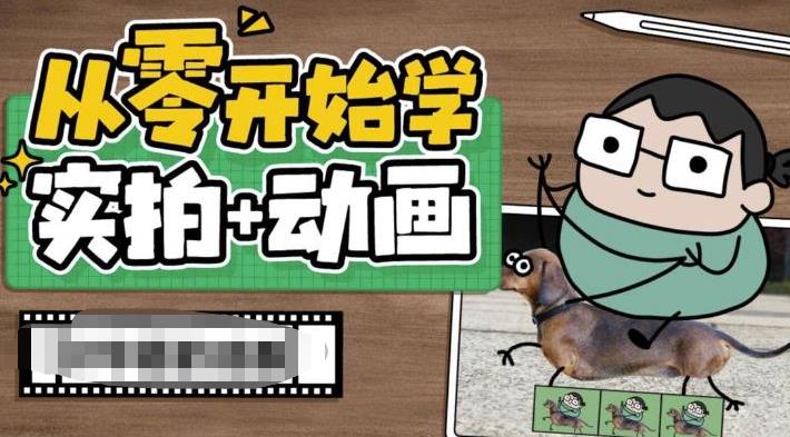 从零开始学实拍加动画，实拍加动画创意教程（49节视频课）-创客军团